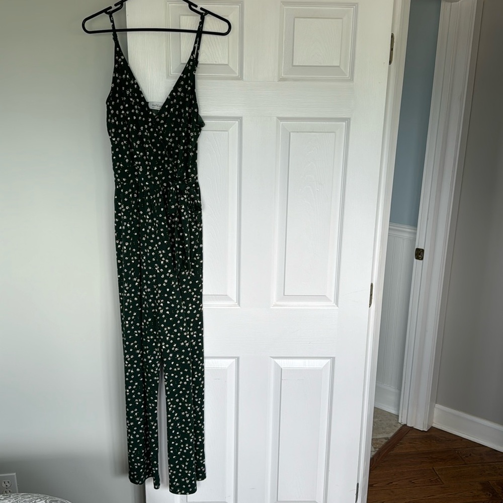 Kaleigh surplice jumpsuit